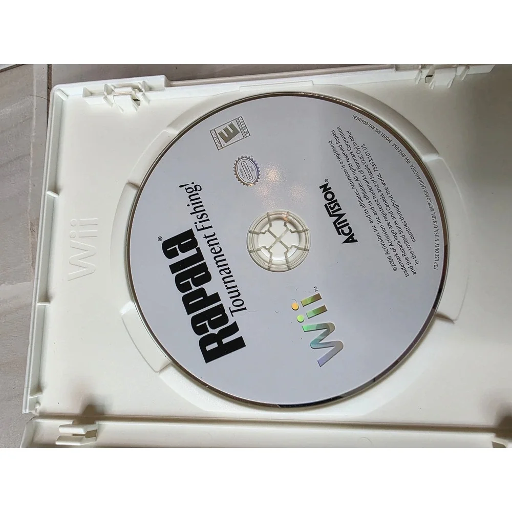 Rapala Tournament Fishing Nintendo Wii Activision CIB Complete‎ With Manual W1